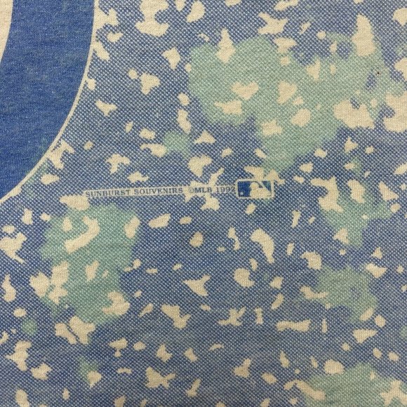 vintage 90’s Chicago Cubs All Over Print T Shirt 1992 Double Sided Single Stitch - Picture 4 of 9